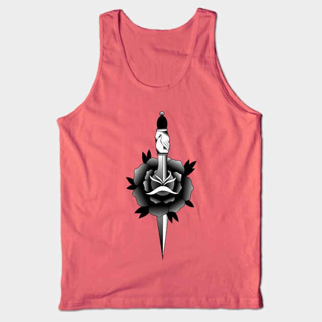 ROSE AND DAGGER Tank Top by art_of_josh
